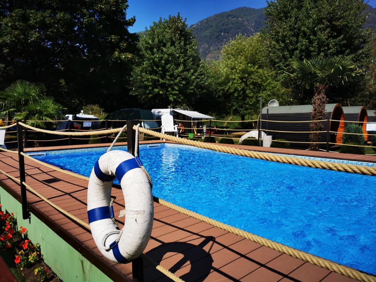 Camping Melezza Losone Bagian luar foto