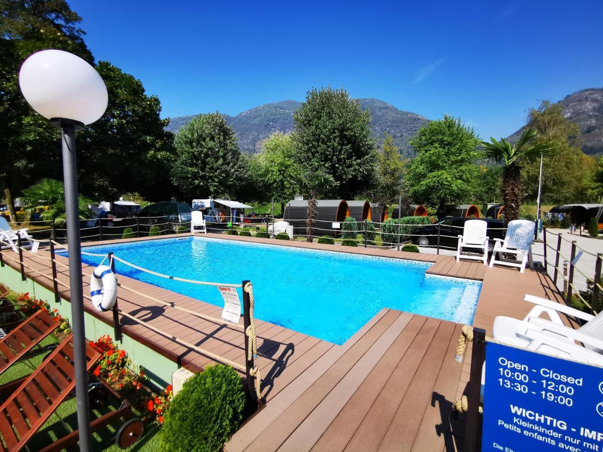 Camping Melezza Losone Bagian luar foto
