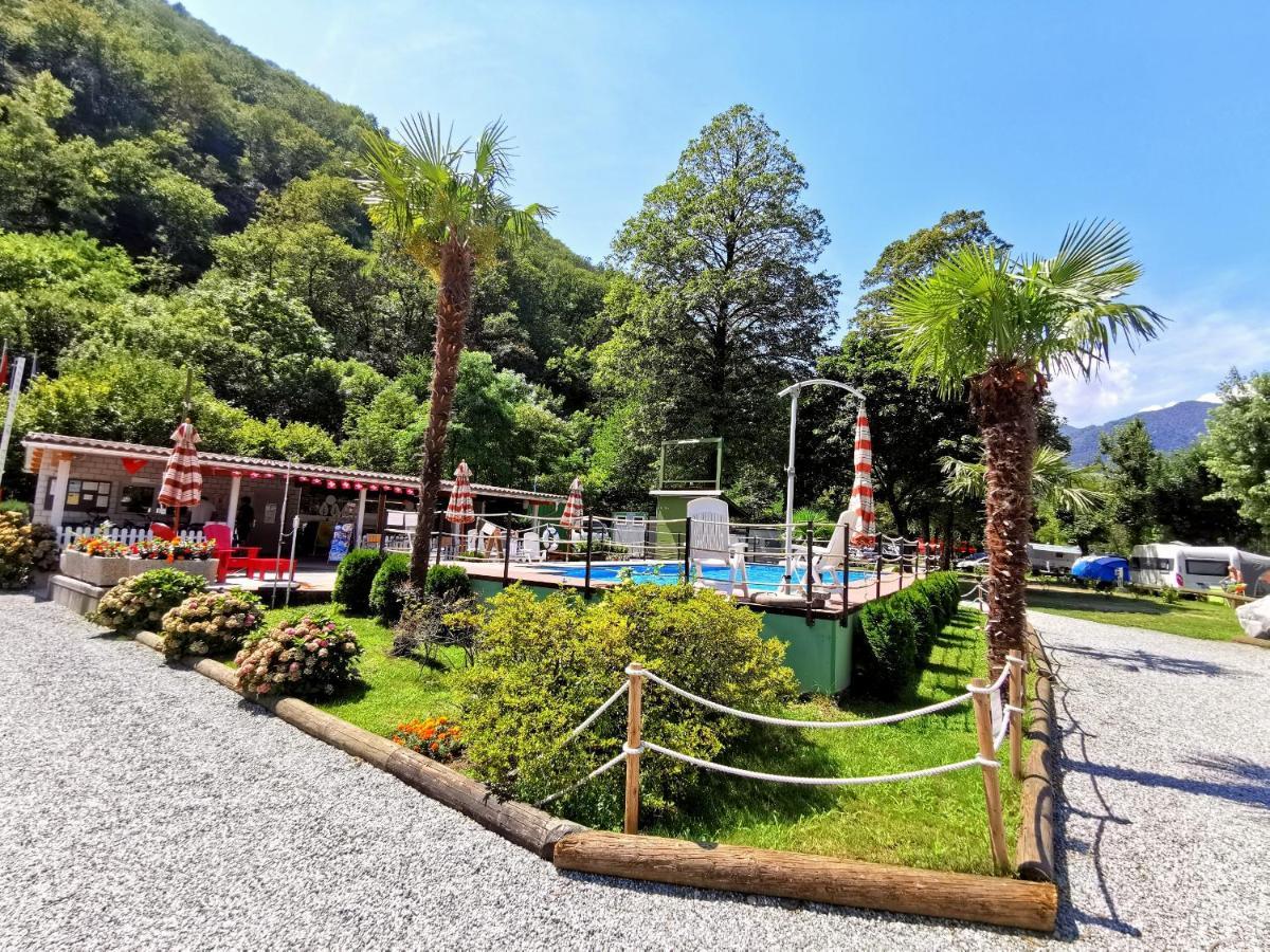 Camping Melezza Losone Bagian luar foto