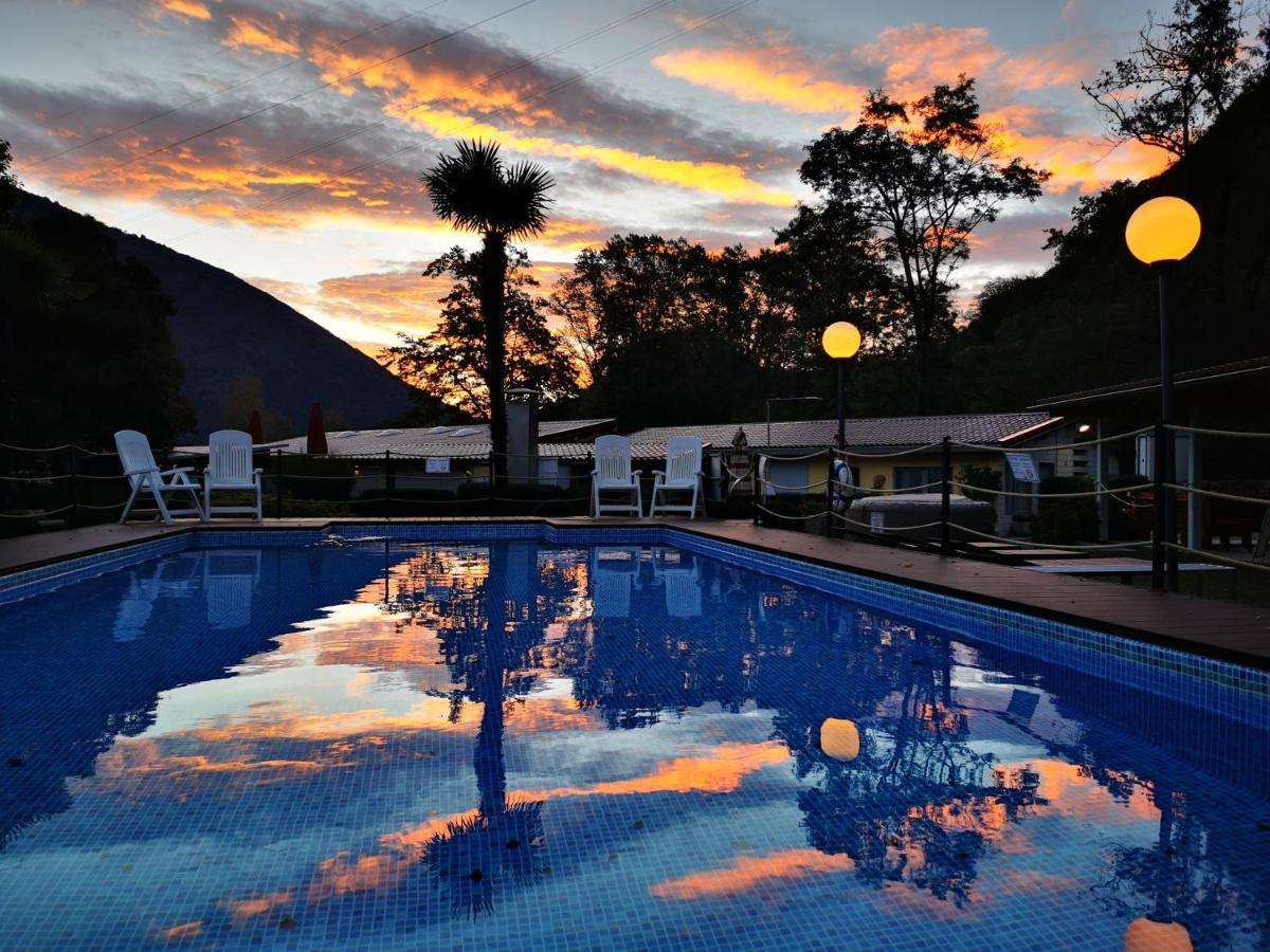Camping Melezza Losone Bagian luar foto