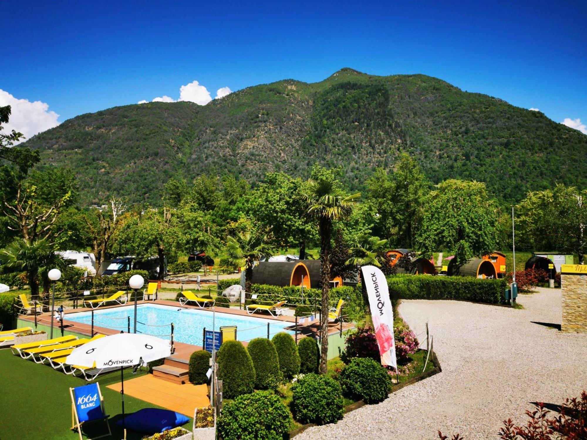 Camping Melezza Losone Bagian luar foto