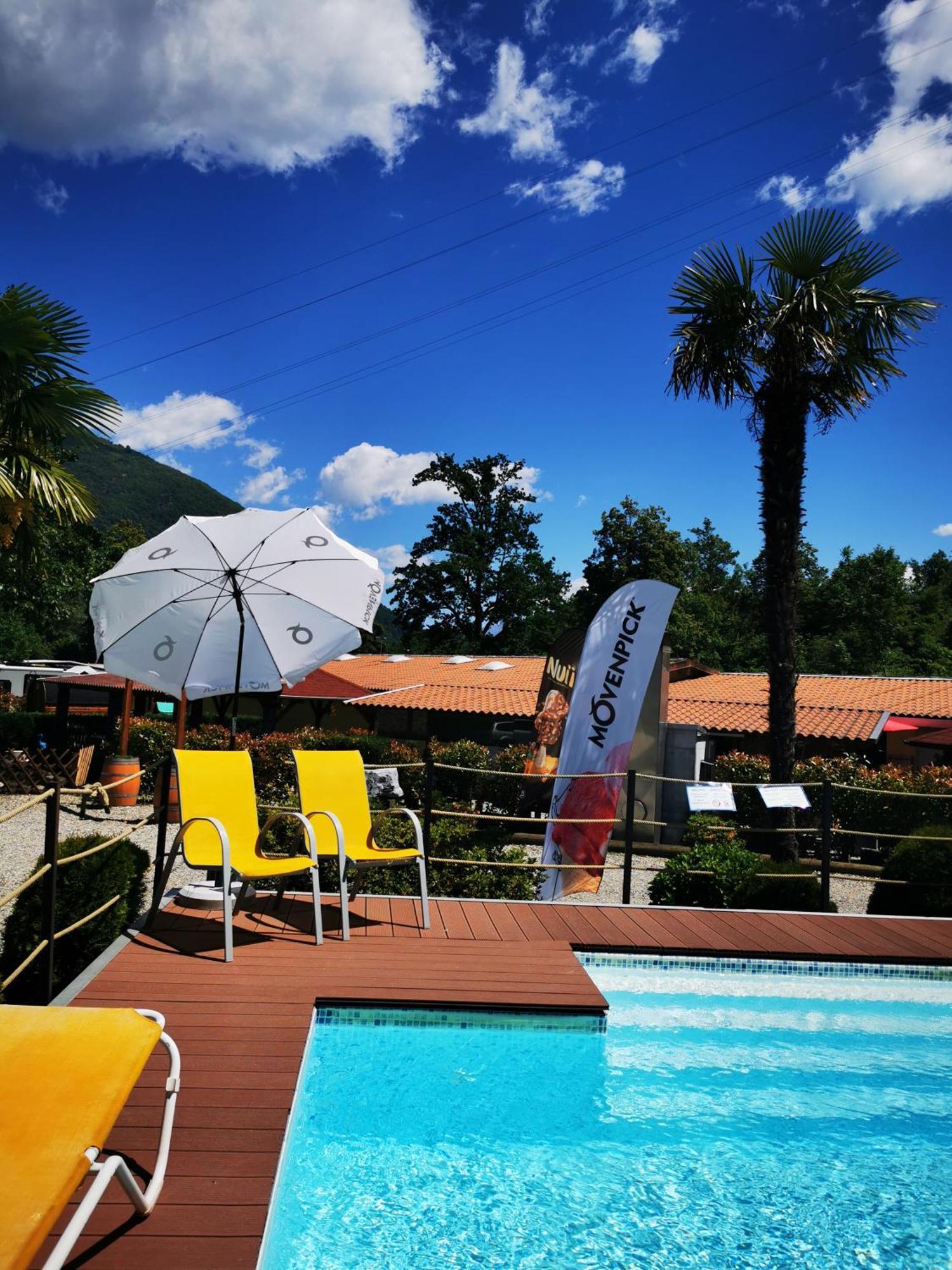 Camping Melezza Losone Bagian luar foto